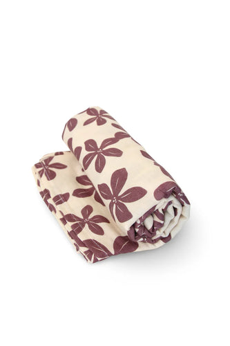 ‘Ūlei Hawaiian Aloha Theme Bamboo Organic Cotton blend Swaddle Blanket