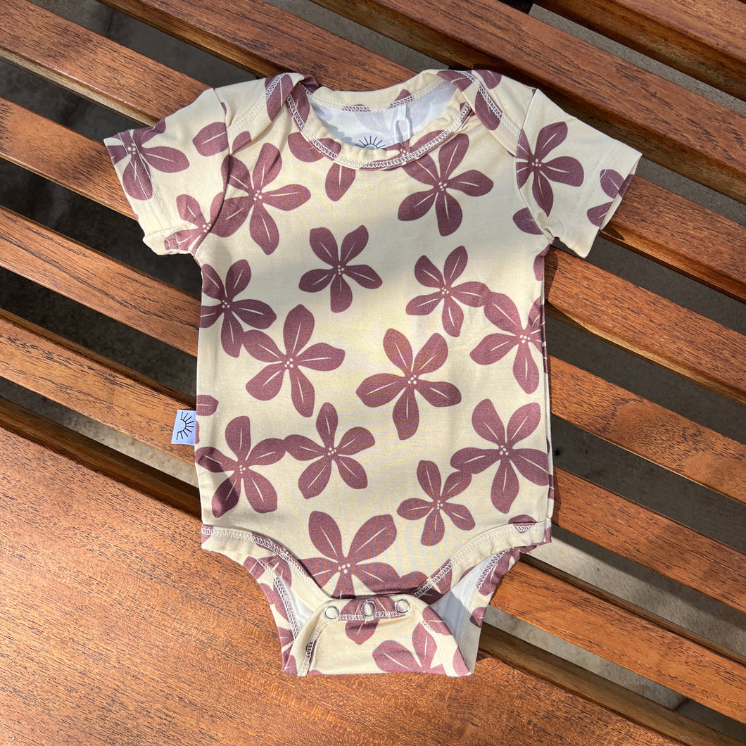 ‘Ūlei Short Sleeve Bamboo Onesie
