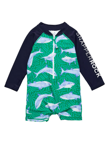 Reef Shark Long Sleeve Sunsuit