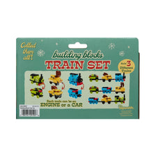 Train Set Building Blocks (Blue, Yellow, Green)