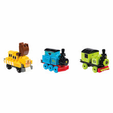 Train Set Building Blocks (Blue, Yellow, Green)