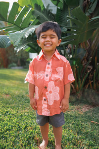 Maverick Button-Up in Lei Pua (Clay)