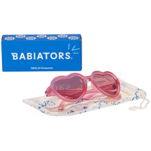 Fuchsia Heart Shaped with Pink Mirrored Lenses Kids Sunglasses