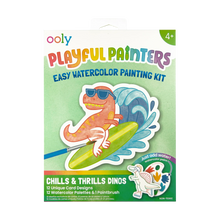 Playful Painters East Watercolor Painting Kit - Chills & Thrills Dinos