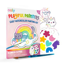 Playful Painters East Watercolor Painting Kit - Rainbow Cuties