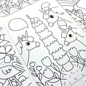 Undercover Art Hidden Patterns Coloring - Unicorn Friends