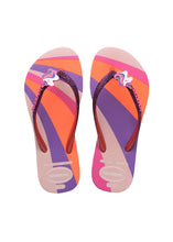 Kids Slim Glitter Sandal - Candy Pink