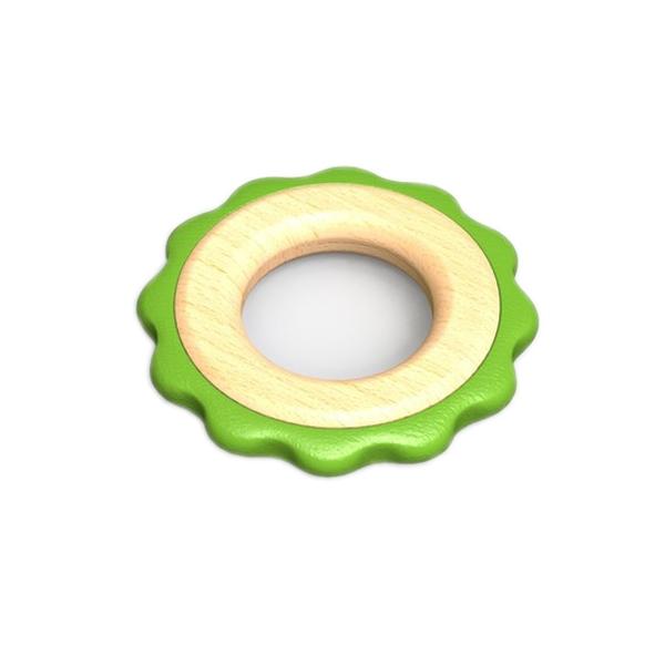 Green Ring - Clutching and Teething Toy