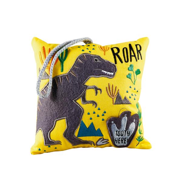 Dinosaur Tooth Fairy Cushion