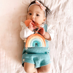 Rainbow Itzy Pal Plush + Teether