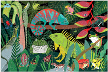 Glow in the Dark Frog & Lizards Puzzle - 100 pc
