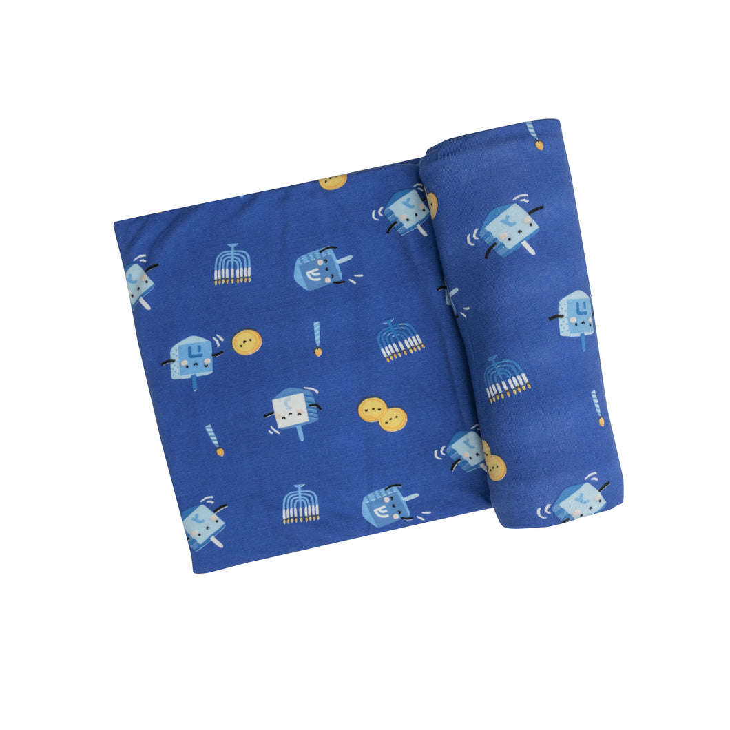 Dreidel Swaddle Blanket 45x45