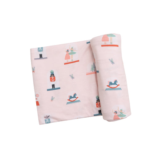 Nutcracker Globe Swaddle Blanket 45x45