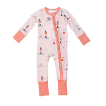 0-3mos, 3-6mos, 18-24mos - Nutcracker Globes 2 Way Ruffle Bum Zipper Romper / Coverall