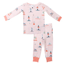 6-12mos - Nutcracker Globes Long Sleeve Lounge Wear Pajama Set