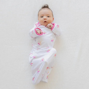 Plumeria Layette Gown