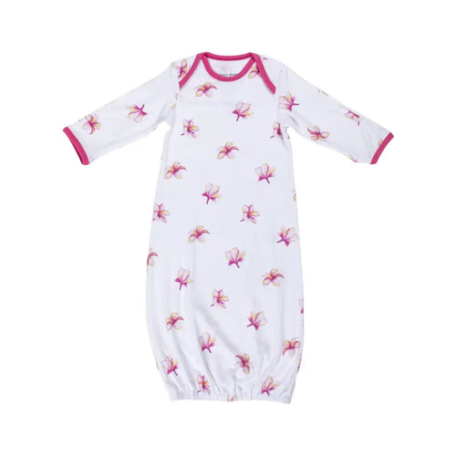 Plumeria Layette Gown