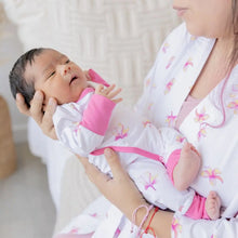 Plumeria Newborn Kimono Coverall