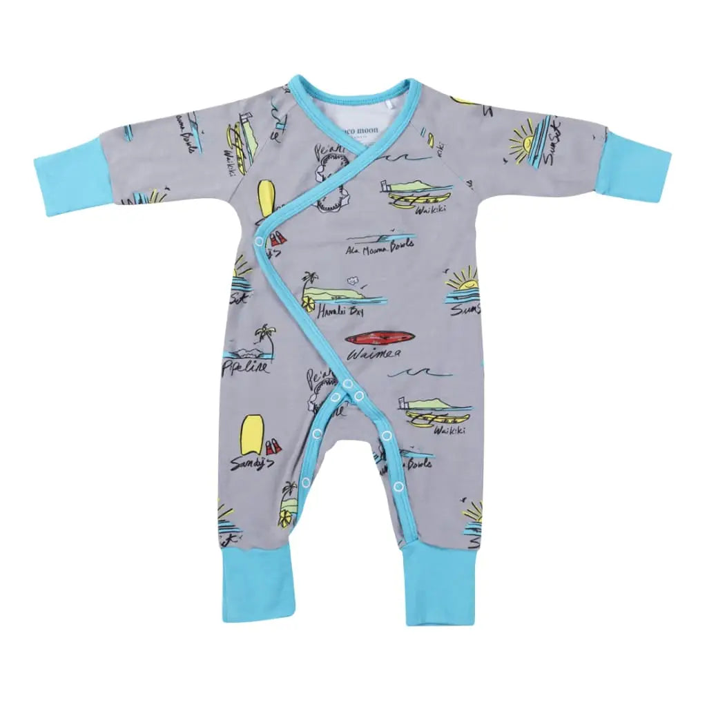 Surf Report Newborn Kimono Coverall