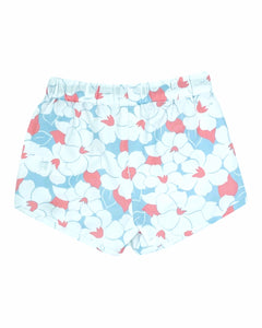 8yrs - Castaway Swim Short in Retro Tropical - Crystal Blue