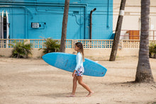 Wahine Long Sleeve Rash Guard Top in Beach Glass