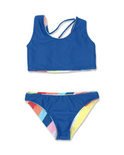 4yrs - REVERSIBLE Summer Sun Bikini in East Cape Stripe