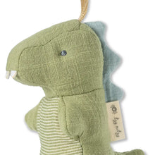 Bitzy Pal Natural Rubber Pacifier & Stuffed Animal - Dino