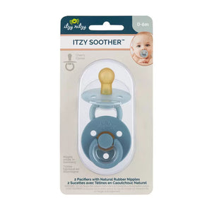 Soother Natural Rubber Pacifier Set (2-pack) - Harbor/Coast
