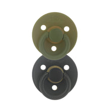Soother Natural Rubber Pacifier Set (2-pack) - Camo/Midnight