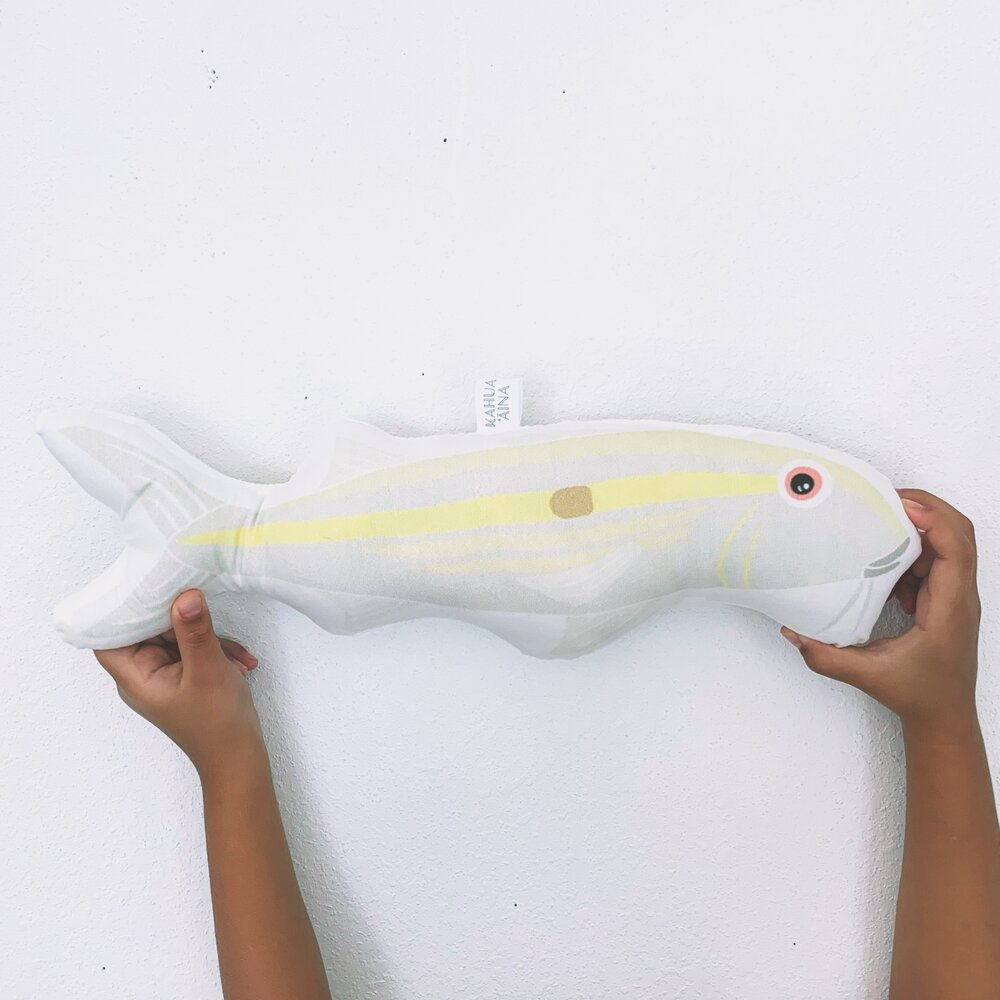 MADE IN HAWAI'I Weke ʻĀ Uluna Fish Pillow / Plushie