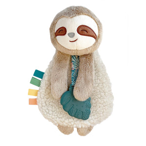 Lovey Sloth Plush with Silicone Teether Toy