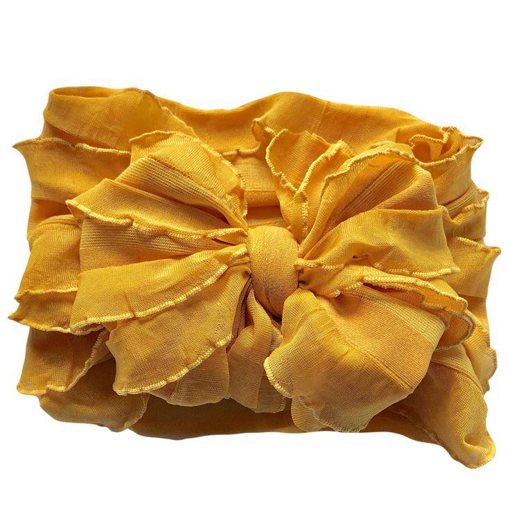 Mustard Bow Headband