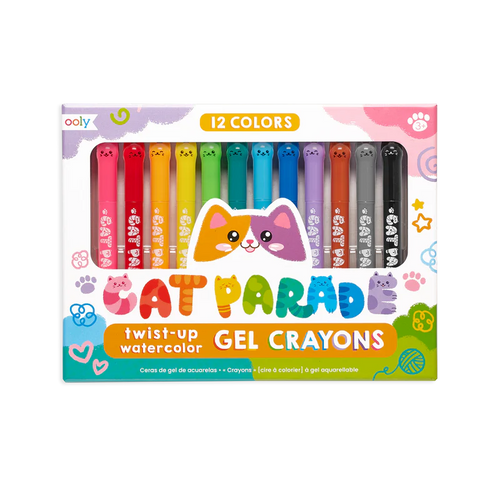 Cat Parade Twist Up Watercolor Gel Crayons