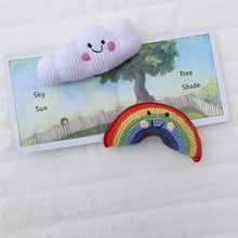 Rainbow Crochet Rattle Plushie