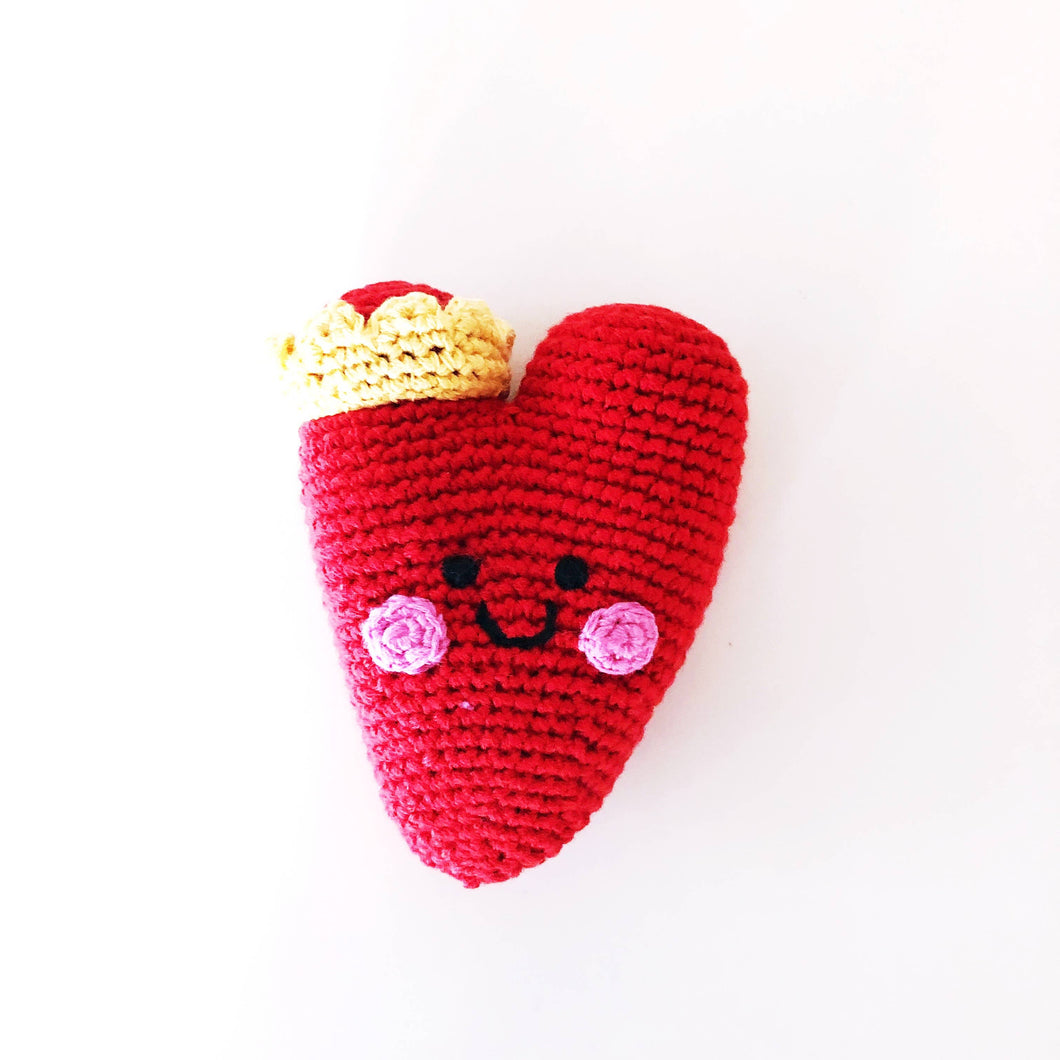 Red Heart Crochet Rattle Plushie