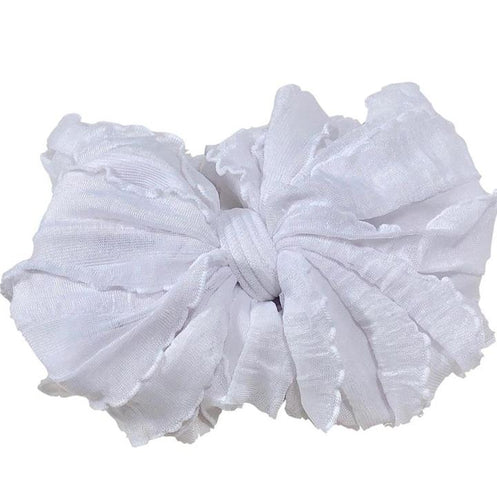 White Bow Headband