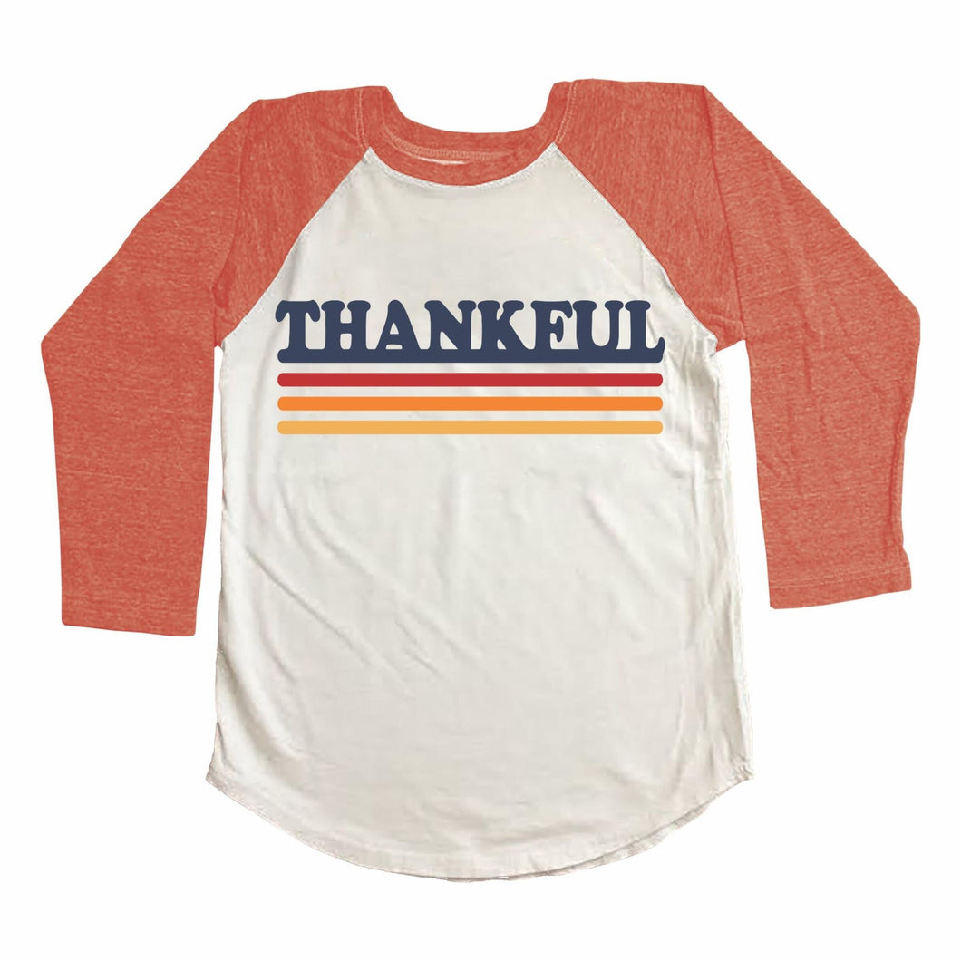 6yrs, 8yrs - Thankful Raglan Shirt