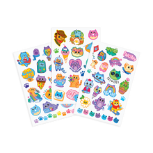 Tattoo Palooza Temporary Tattoos - Colorful Cats