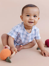 Cotton Crochet Rattle & Teether - Orange