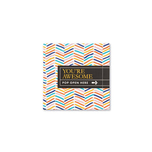 ThoughtFulls - You're Awesome Pop-Open Inspirational Cards