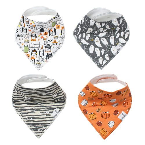 Trendy Functional Bandana Bibs - Bones (4 print variants)