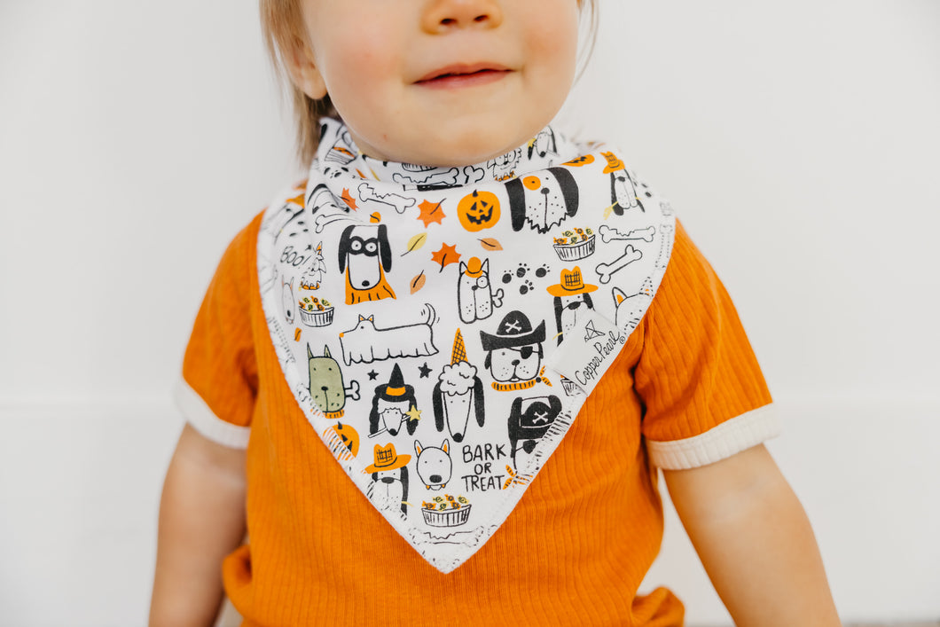 Trendy Functional Bandana Bibs - Bones (4 print variants)