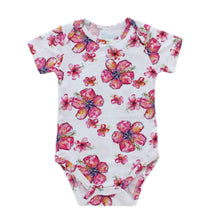 Hibiscus Kiss Bamboo Onesie