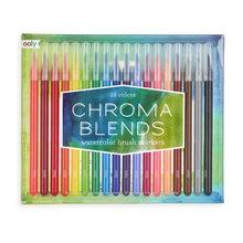 Chroma Blends Watercolor Brush Markers - Set of 18