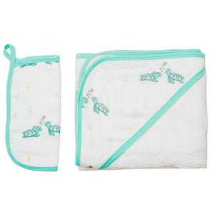 Honu Honi Hooded Towel & Wash Cloth Set