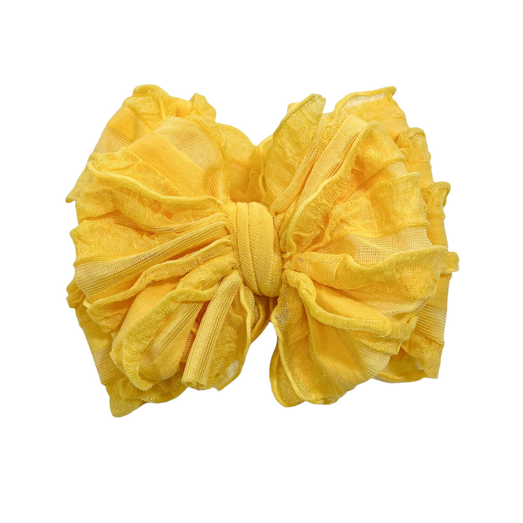 Sunflower Bow Headband