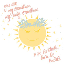 You are my Sunshine Hawaiian Aloha Theme Bamboo Cotton blend Blanket